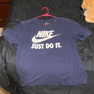 Nike navy blue tee